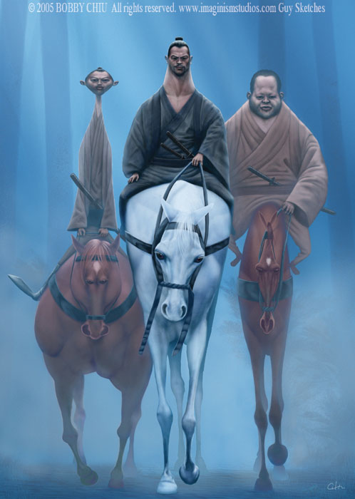 3_Samurai_on_Horseback_by_bobbychiu